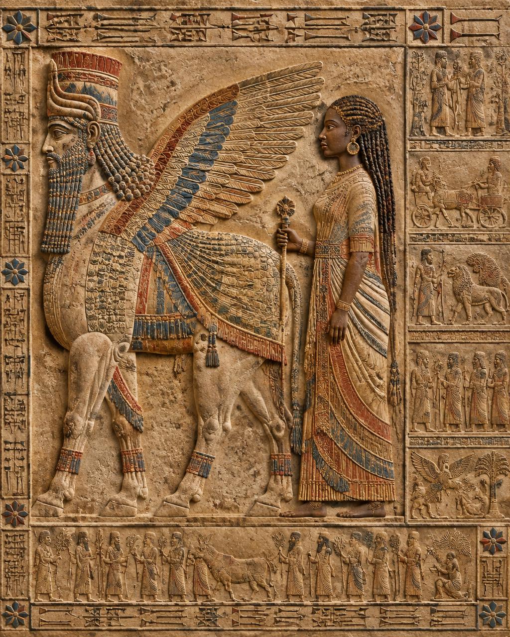 Assyrian Palace Relief